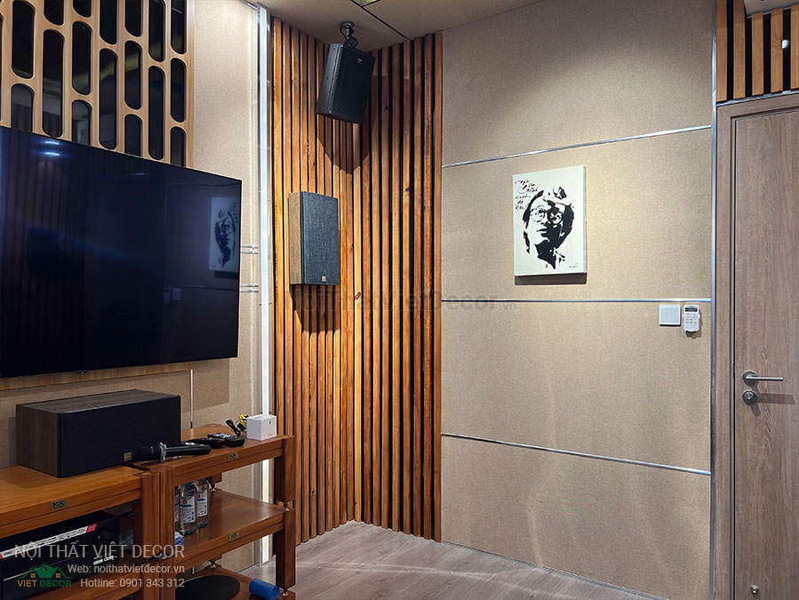 Nội thất Việt Decor thiết kế thi công nội thất nguyên căn, căn hộ 3 phòng ngủ Tân Phú Hồ Chí Minh phòng giải trí karaoke
