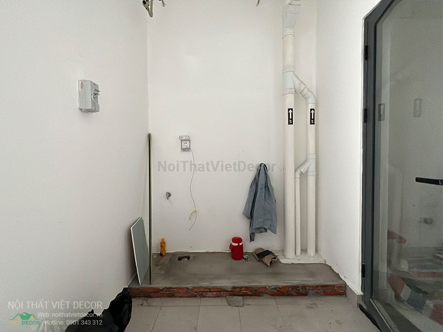 Nội thất Việt Decor thiết kế thi công nội thất nguyên căn, căn hộ 3 phòng ngủ Tân Phú Hồ Chí Minh thi công lô gia