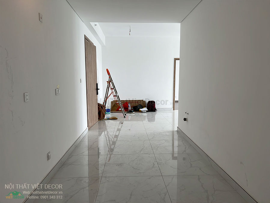 Nội thất Việt Decor thiết kế thi công nội thất nguyên căn, căn hộ 3 phòng ngủ Tân Phú Hồ Chí Minh hiện trạng nhà bếp