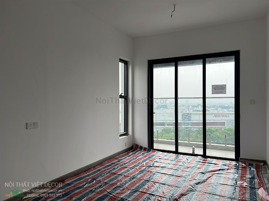 Nội thất Việt Decor thiết kế thi công nội thất nguyên căn, căn hộ 3 phòng ngủ Tân Phú Hồ Chí Minh hiện trạng phòng ngủ master
