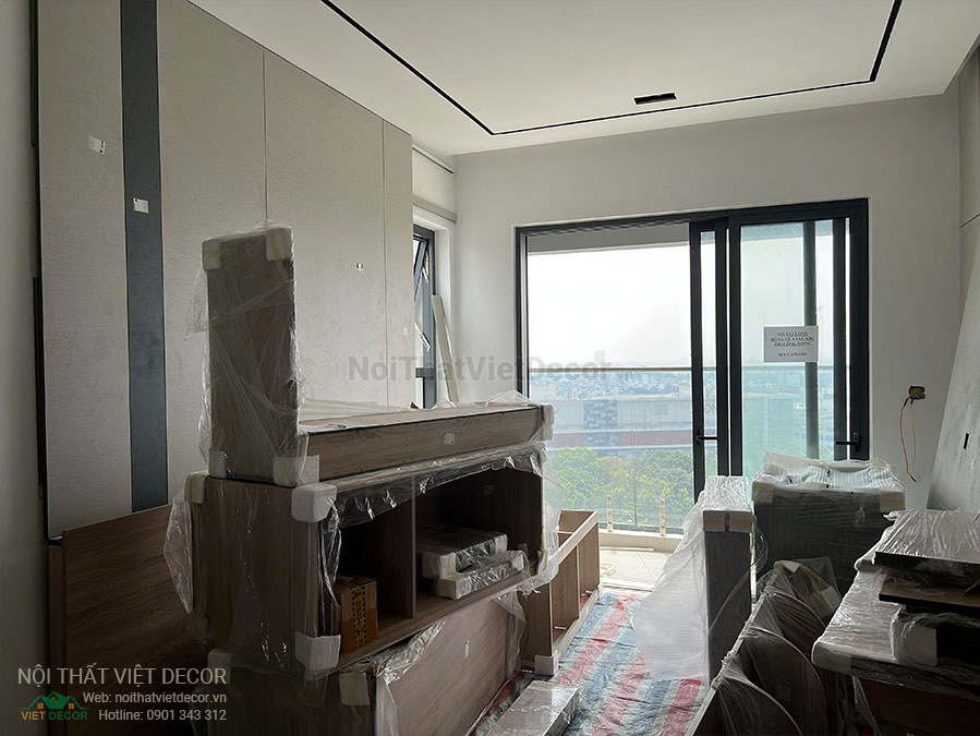 Nội thất Việt Decor thiết kế thi công nội thất nguyên căn, căn hộ 3 phòng ngủ Tân Phú Hồ Chí Minh thi công phòng ngủ master