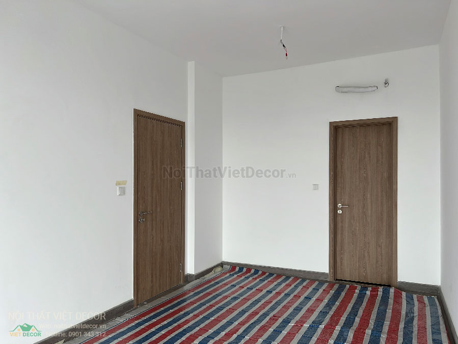 Nội thất Việt Decor thiết kế thi công nội thất nguyên căn, căn hộ 3 phòng ngủ Tân Phú Hồ Chí Minh hiện trạng phòng ngủ master