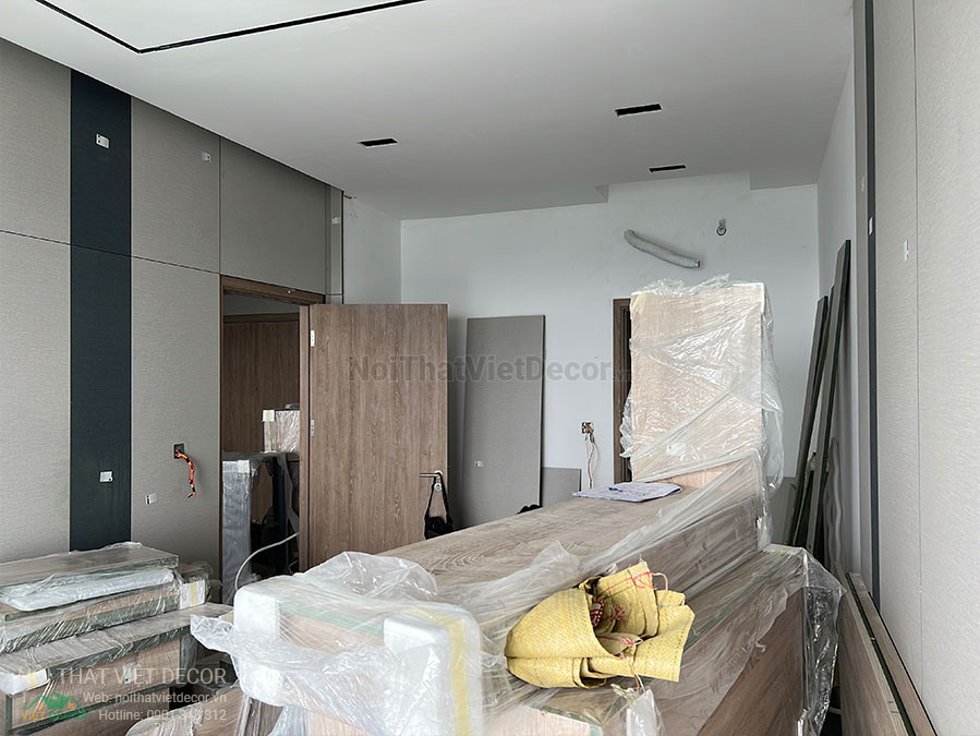 Nội thất Việt Decor thiết kế thi công nội thất nguyên căn, căn hộ 3 phòng ngủ Tân Phú Hồ Chí Minh thi công phòng ngủ master