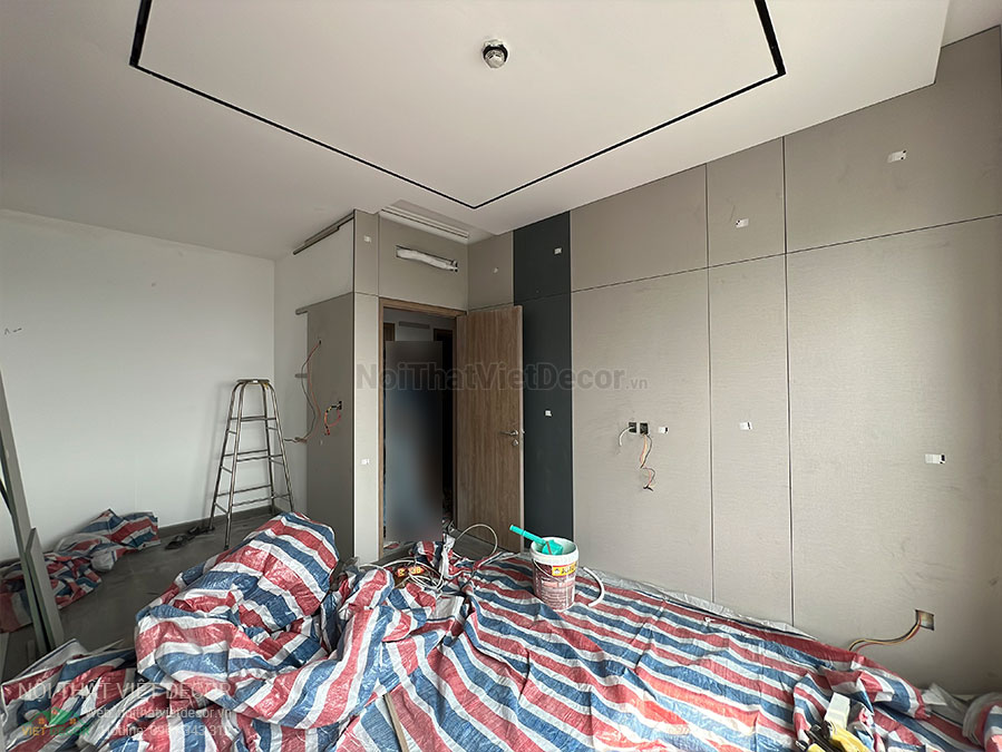 Nội thất Việt Decor thiết kế thi công nội thất nguyên căn, căn hộ 3 phòng ngủ Tân Phú Hồ Chí Minh thi công phòng ngủ nhỏ