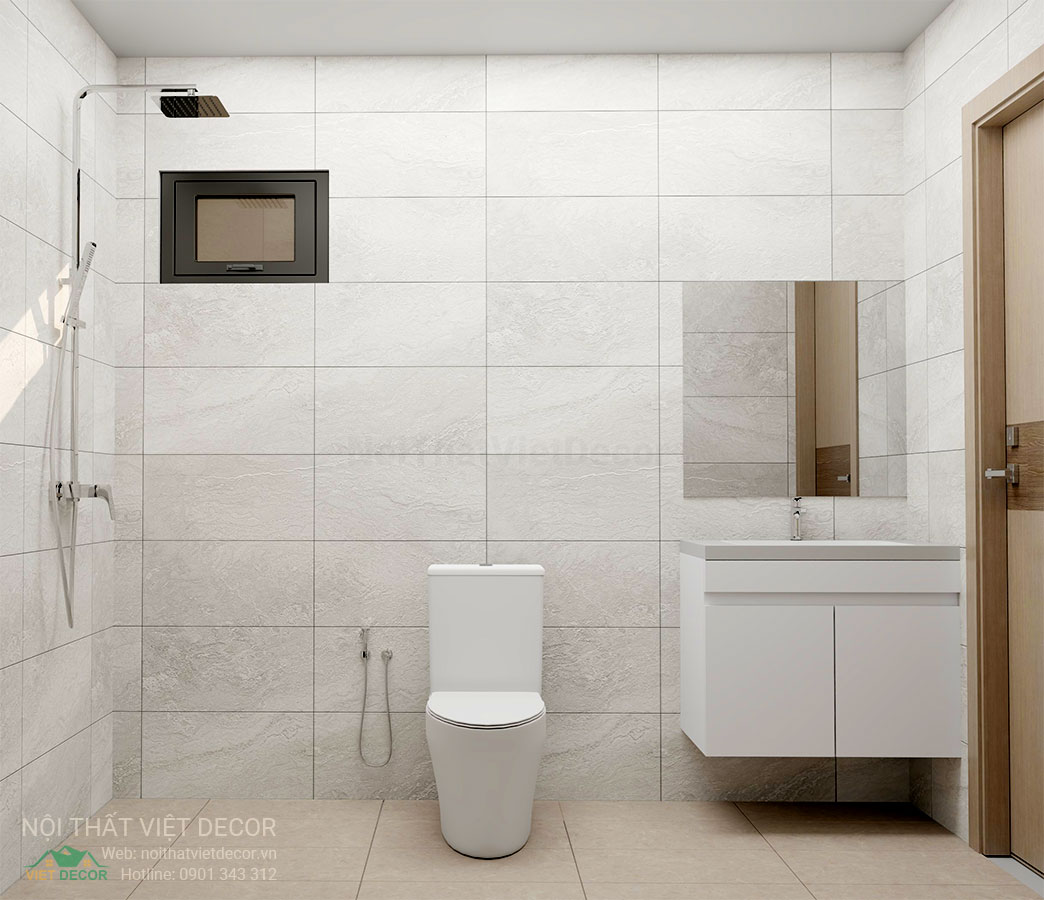 Nội Thất Việt Decor thiết kế thi công nội thất biệt thự Villa Riverside tại Bến Lức Long An - Tây Ninh nhà vệ sinh