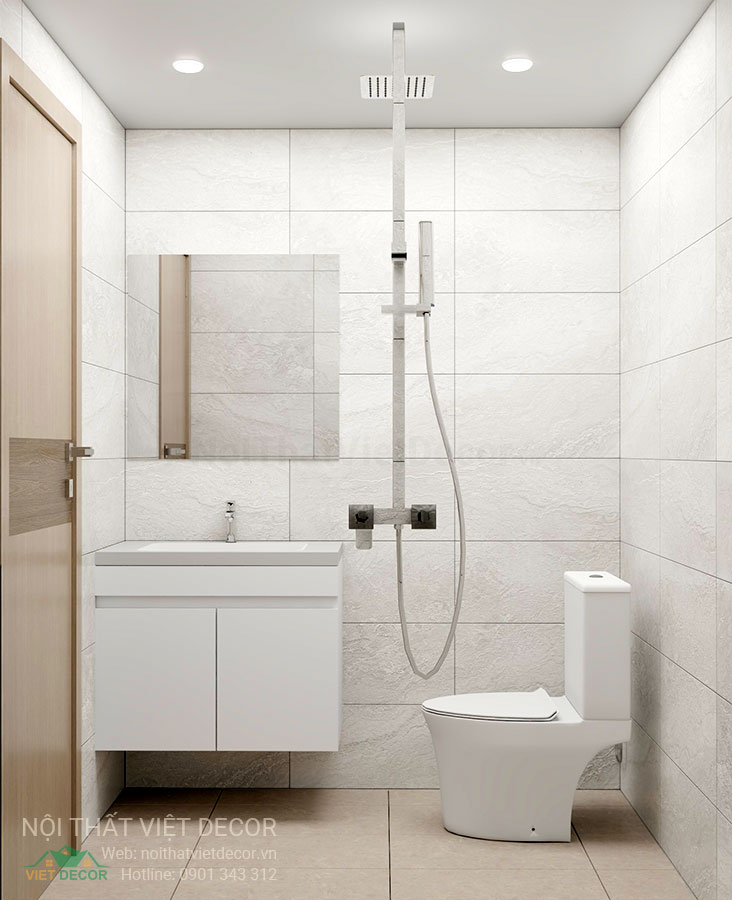 Nội Thất Việt Decor thiết kế thi công nội thất biệt thự Villa Riverside tại Bến Lức Long An - Tây Ninh tủ lavabo