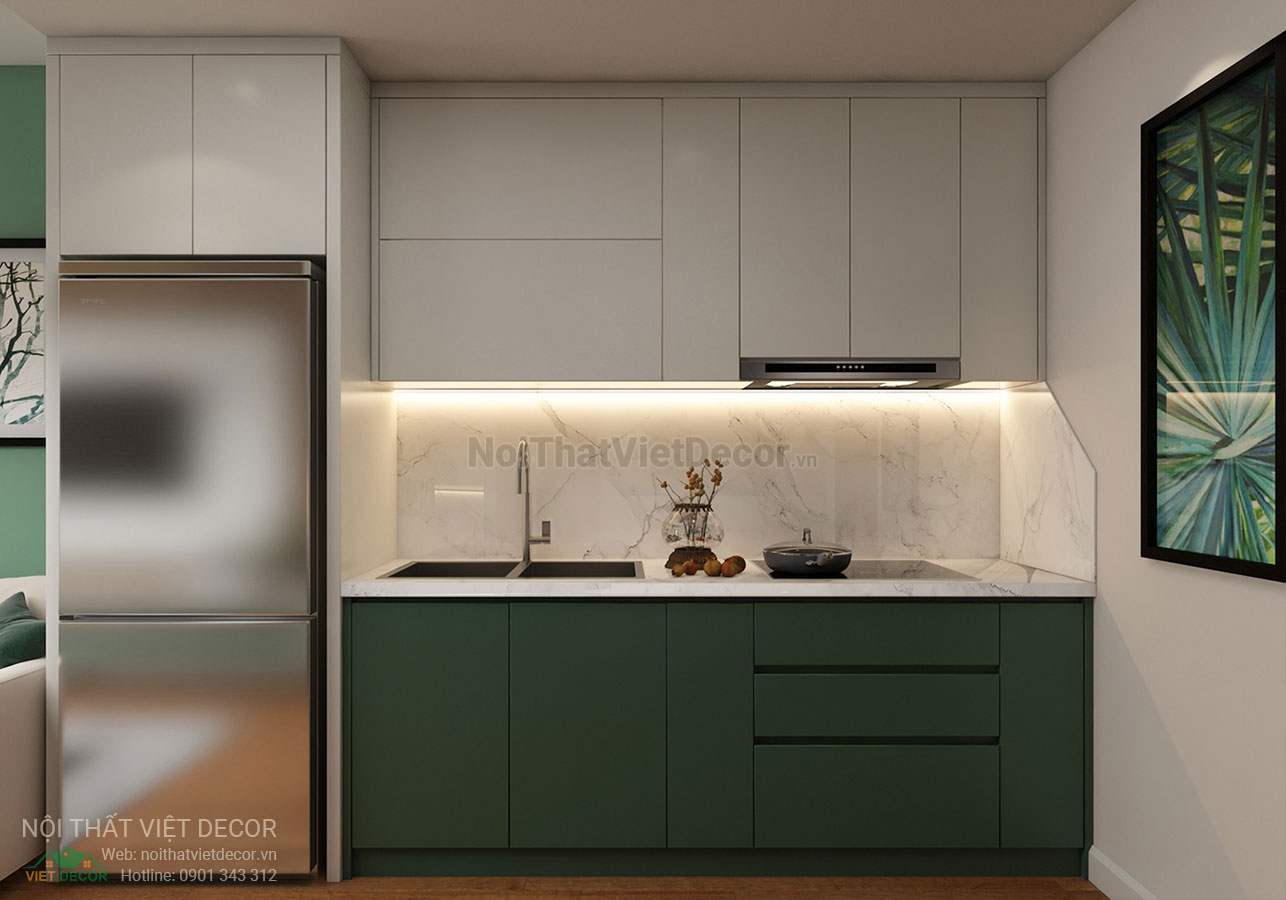 Nội Thất Việt Decor thiết kế thi công nội thất căn hộ officetel studio phong cách hiện đại modern