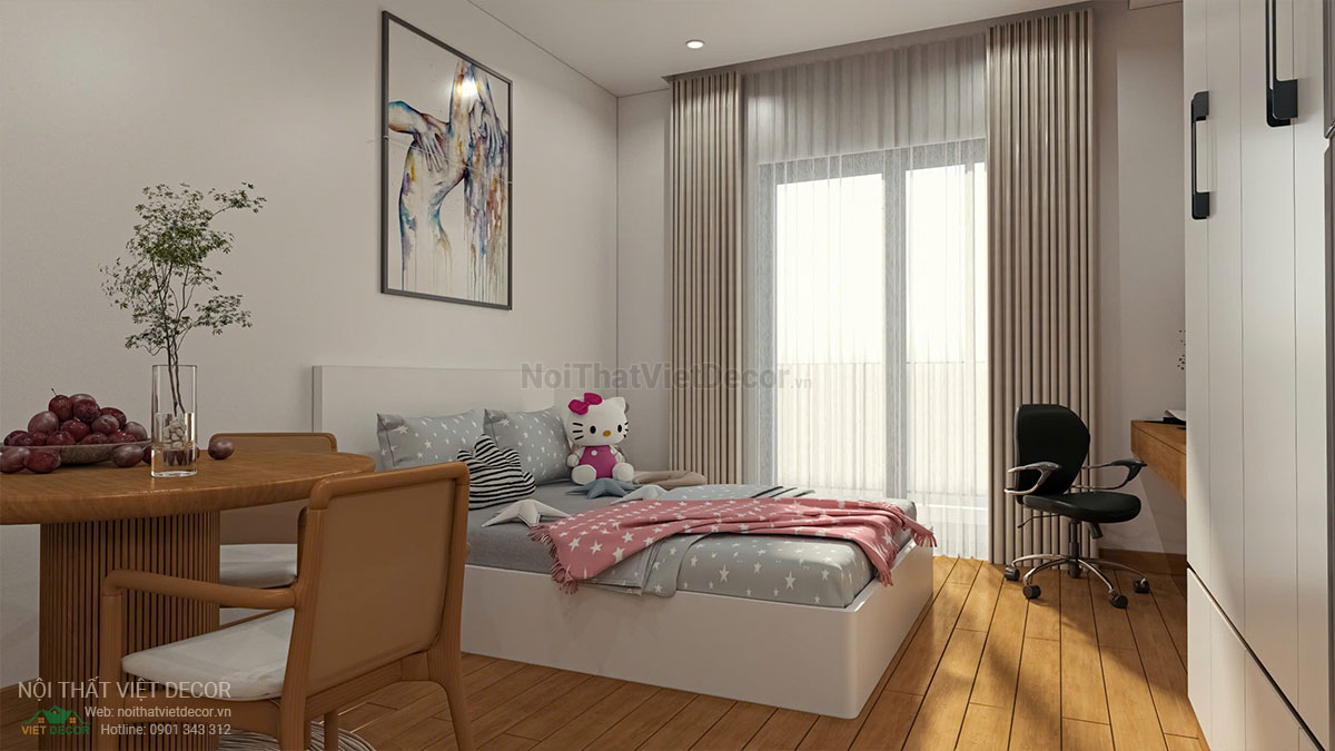 Nội thất Việt Decor thiết kế thi công trang trí nội thất căn hộ officetel dự án Lavida Plus quận 7 tp hồ chí minh