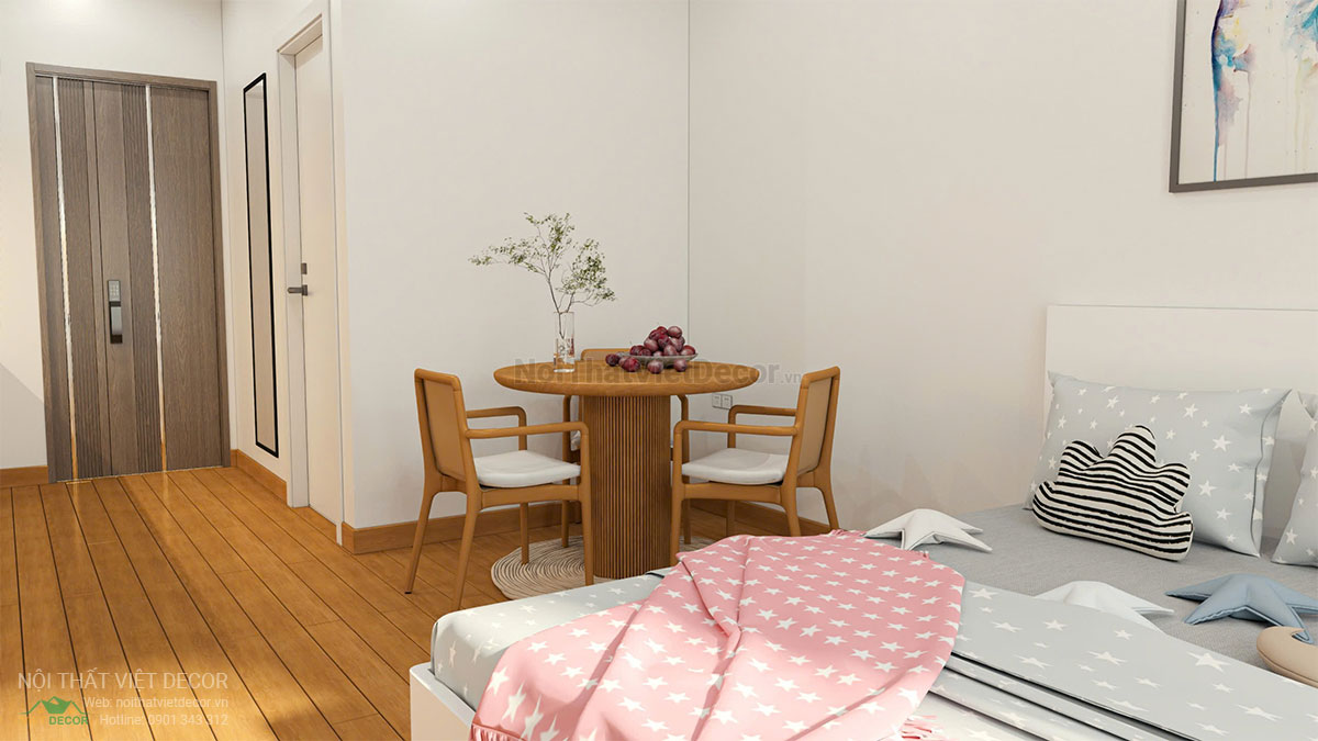 Nội thất Việt Decor thiết kế thi công trang trí nội thất căn hộ officetel dự án Lavida Plus quận 7 tp hồ chí minh