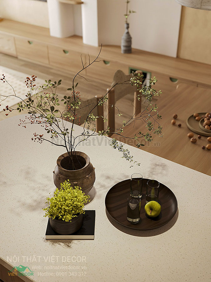 Nội Thất Việt Decor thiết kế thi công nội thất căn hộ phong cách wabi sabi