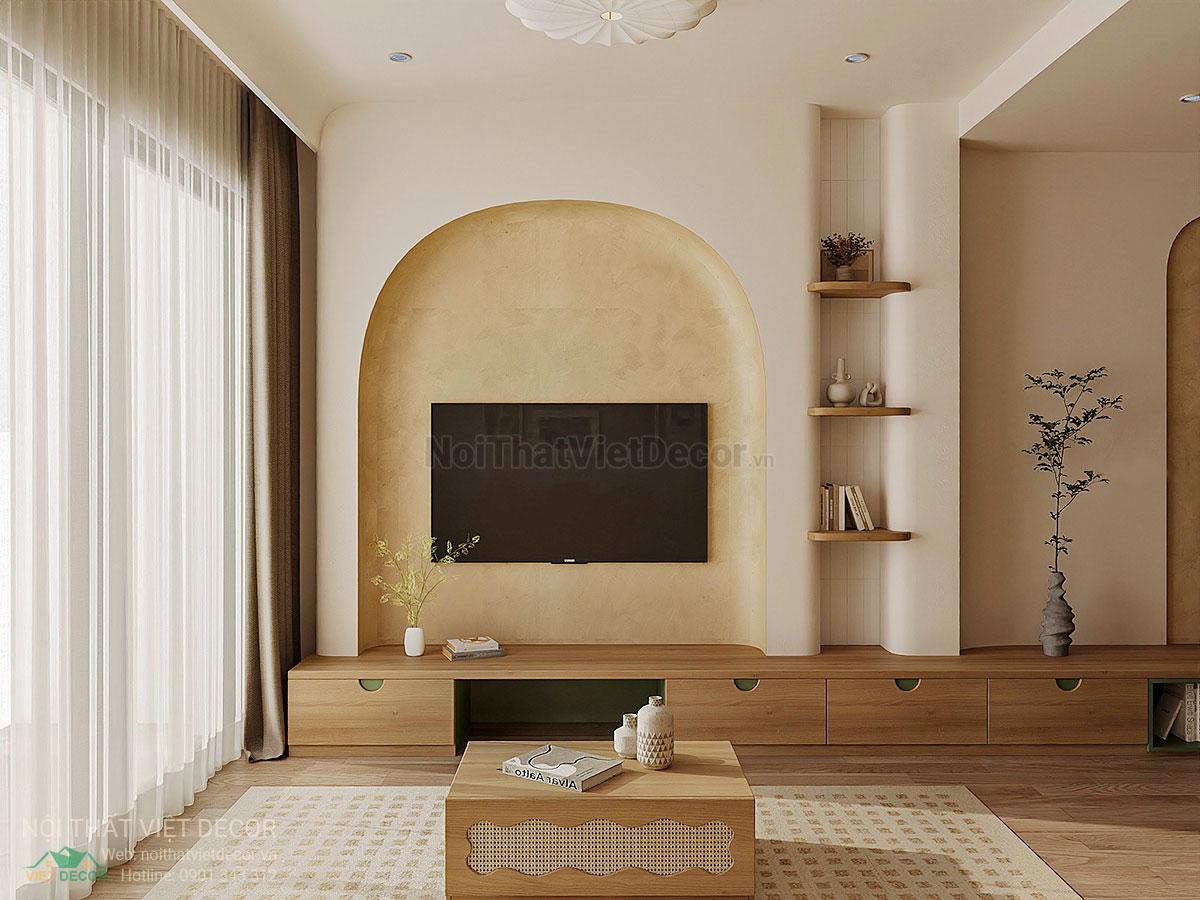 Nội Thất Việt Decor thiết kế thi công nội thất căn hộ phong cách wabi sabi