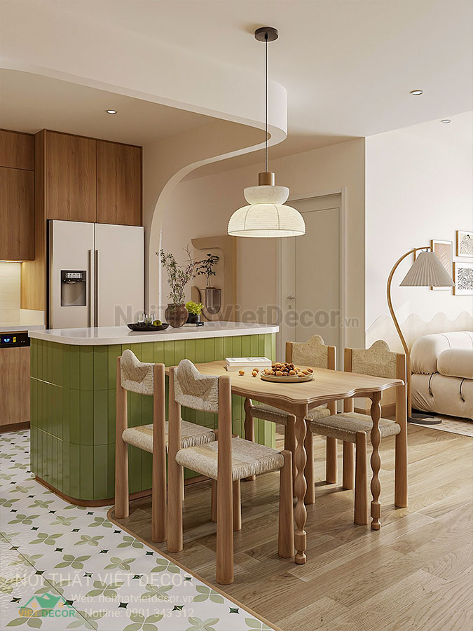 Nội Thất Việt Decor thiết kế thi công nội thất căn hộ phong cách wabi sabi
