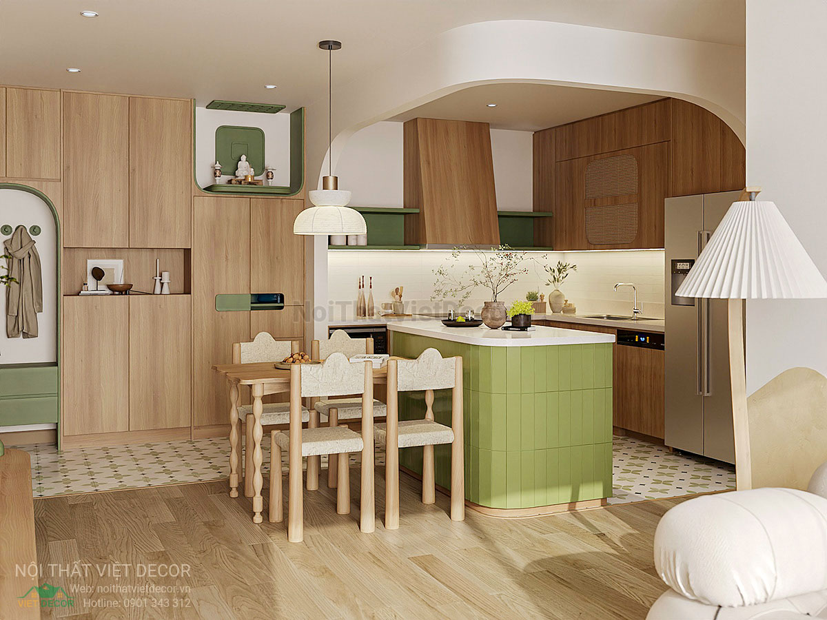 Nội Thất Việt Decor thiết kế thi công nội thất căn hộ phong cách wabi sabi