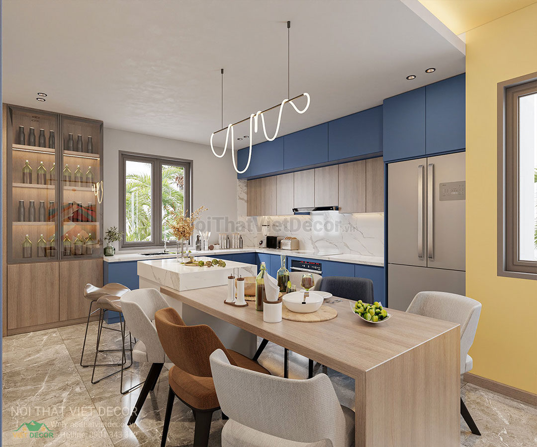 Nội Thất Việt Decor thiết kế thi công nội thất nhà phố phong cách color block