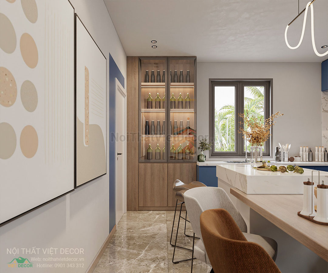 Nội Thất Việt Decor thiết kế thi công nội thất nhà phố phong cách color block