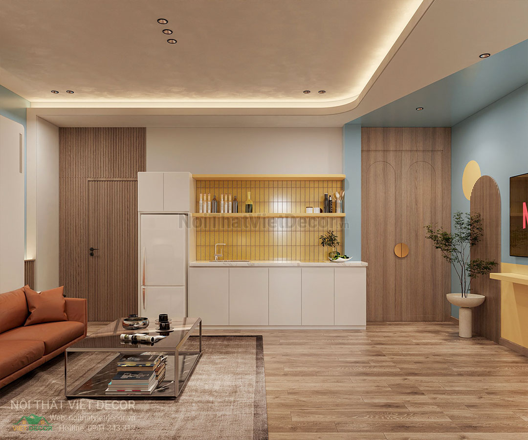 Nội Thất Việt Decor thiết kế thi công nội thất nhà phố phong cách color block