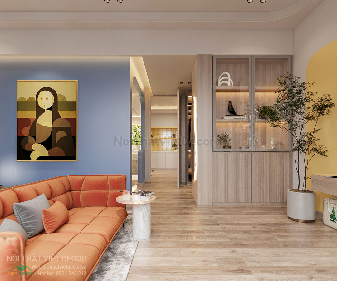 Nội Thất Việt Decor thiết kế thi công nội thất nhà phố phong cách color block