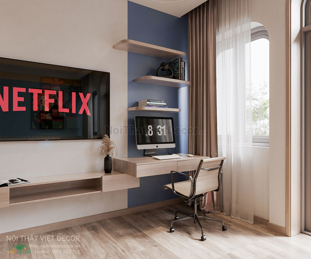 Nội Thất Việt Decor thiết kế thi công nội thất nhà phố phong cách color block