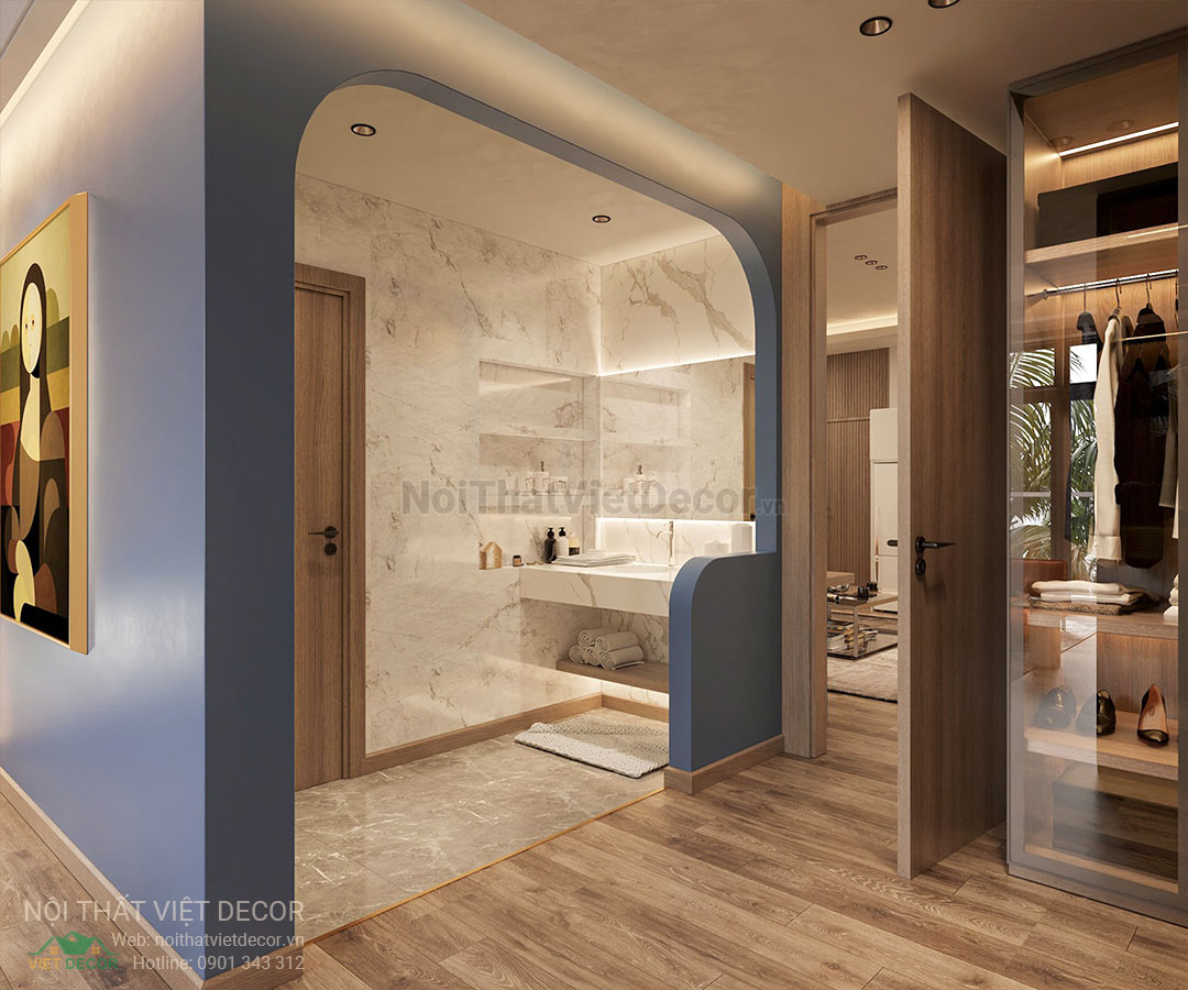 Nội Thất Việt Decor thiết kế thi công nội thất nhà phố phong cách color block