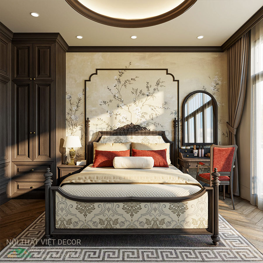 Nội Thất Việt Decor thiết kế thi công nội thất nhà phố phong cách đông dương indochine