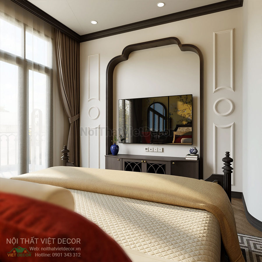 Nội Thất Việt Decor thiết kế thi công nội thất nhà phố phong cách đông dương indochine