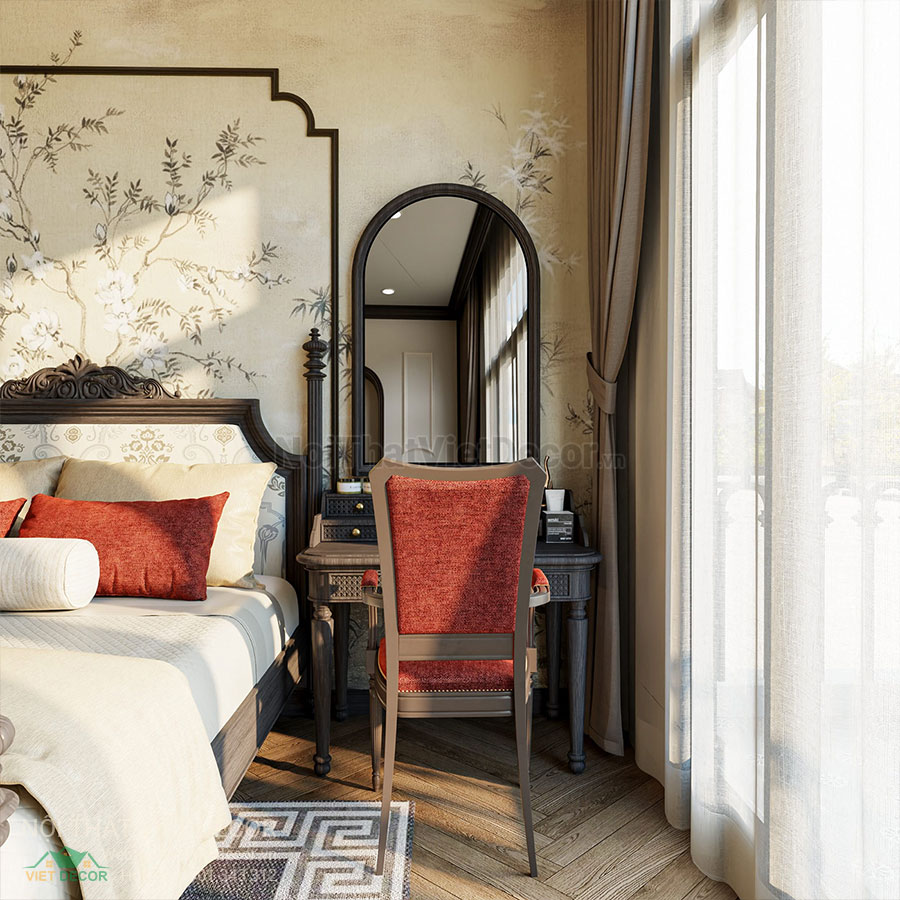 Nội Thất Việt Decor thiết kế thi công nội thất nhà phố phong cách đông dương indochine