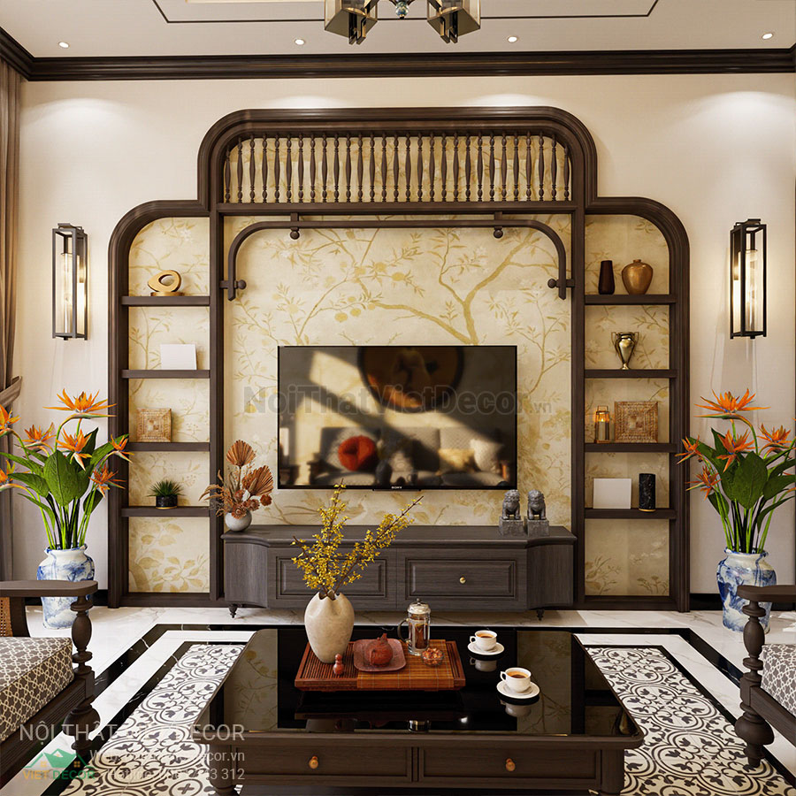 Nội Thất Việt Decor thiết kế thi công nội thất nhà phố phong cách đông dương indochine