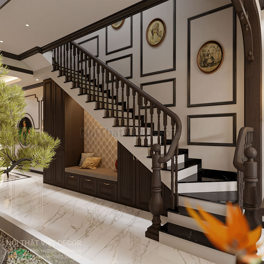 Nội Thất Việt Decor thiết kế thi công nội thất nhà phố phong cách đông dương indochine