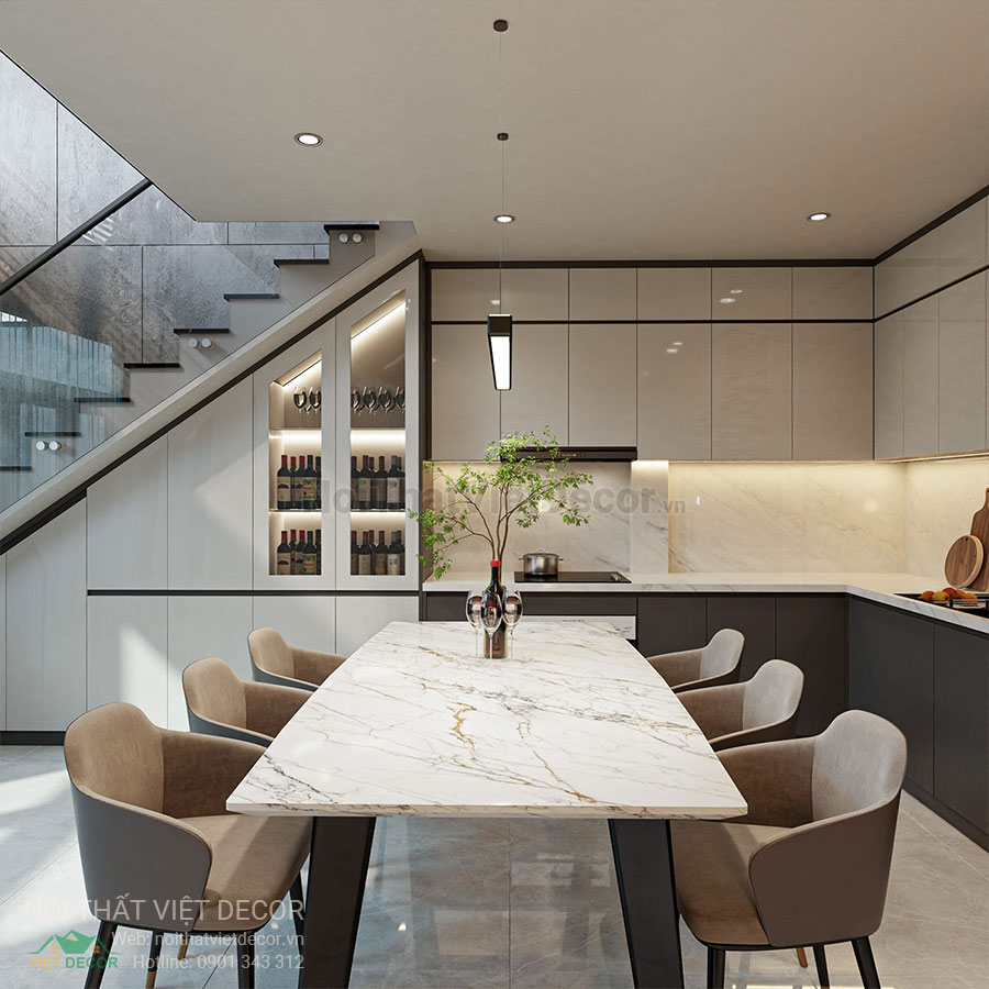 Nội Thất Việt Decor thiết kế thi công nội thất nhà phố phong cách hiện đại modern