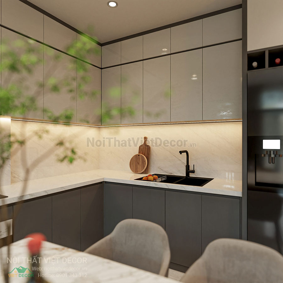 Nội Thất Việt Decor thiết kế thi công nội thất nhà phố phong cách hiện đại modern