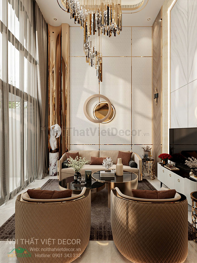 Nội Thất Việt Decor thiết kế thi công nội thất nhà phố phong cách hiện đại sang trọng modern luxury