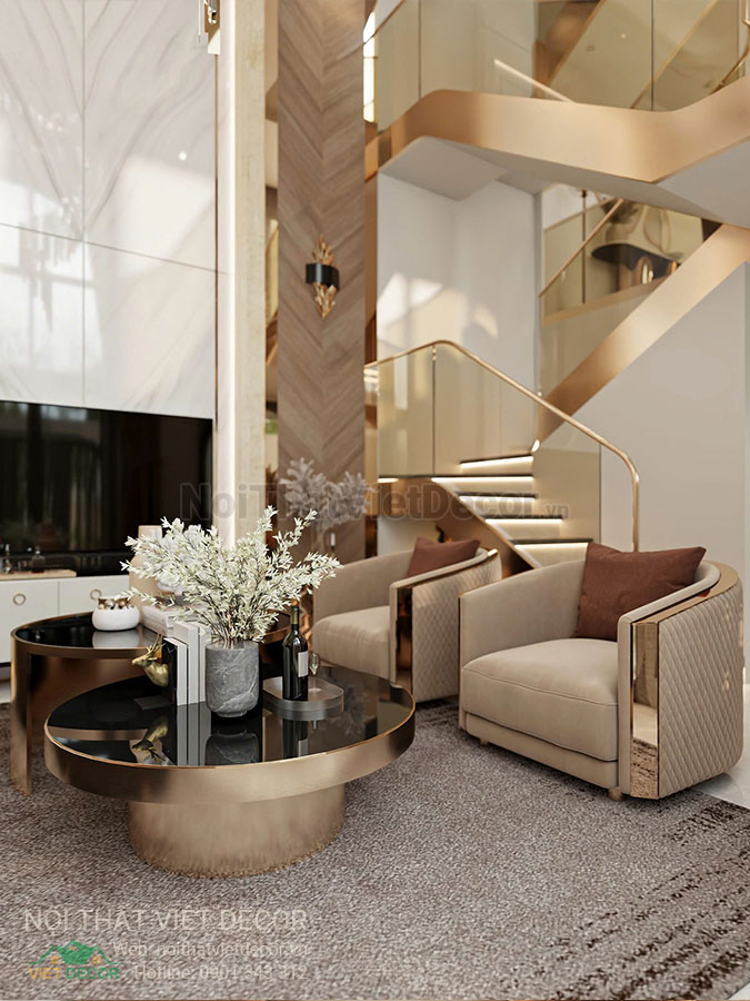Nội Thất Việt Decor thiết kế thi công nội thất nhà phố phong cách hiện đại sang trọng modern luxury
