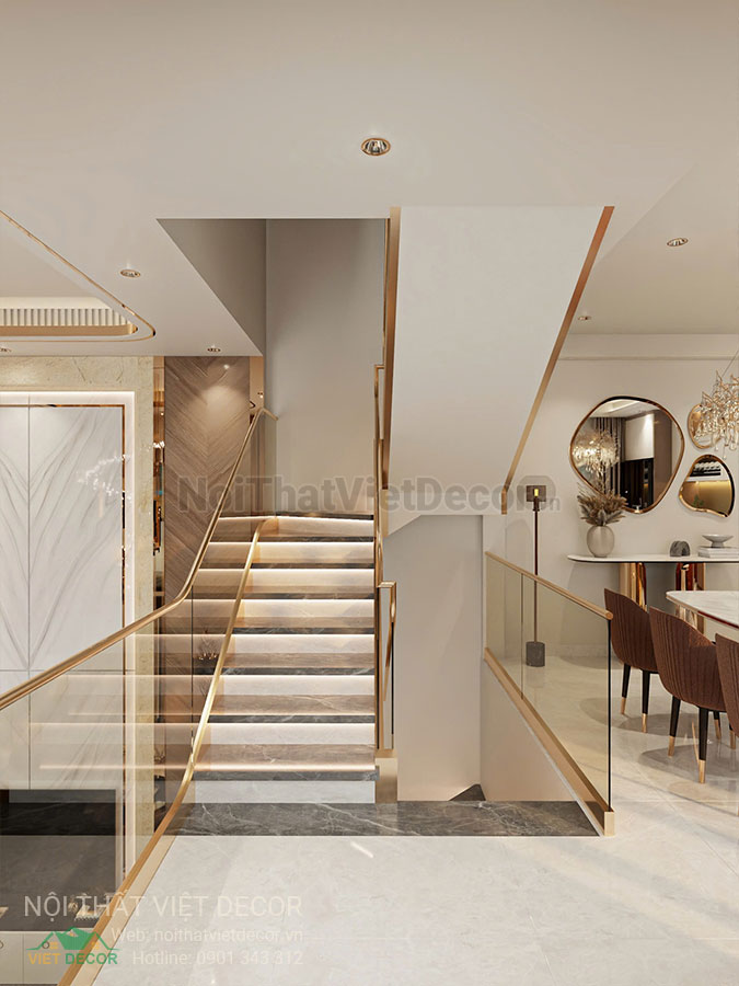Nội Thất Việt Decor thiết kế thi công nội thất nhà phố phong cách hiện đại sang trọng modern luxury