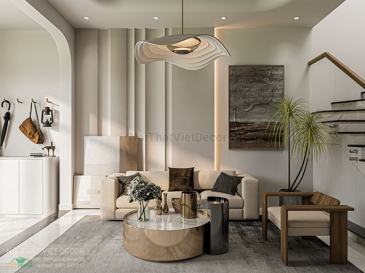 Nội Thất Việt Decor thiết kế thi công nội thất nhà phố phong cách hiện đại tối giản modern minimalism