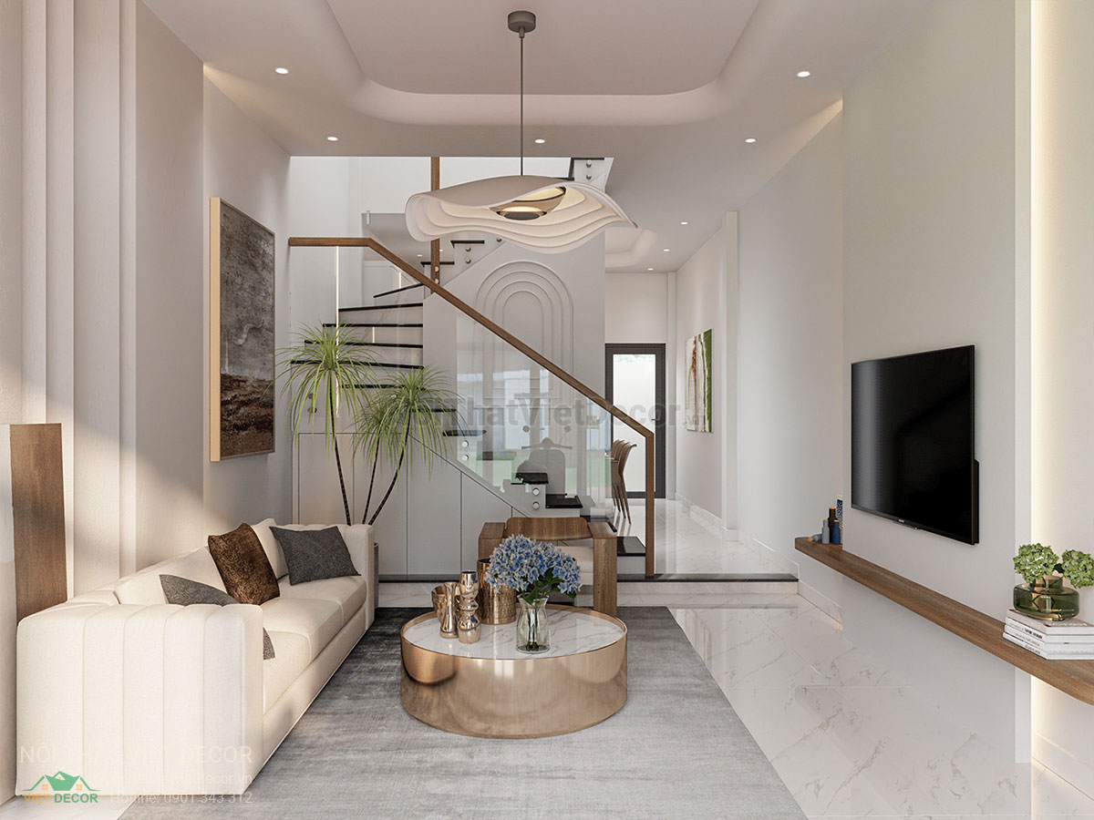 Nội Thất Việt Decor thiết kế thi công nội thất nhà phố phong cách hiện đại tối giản modern minimalism