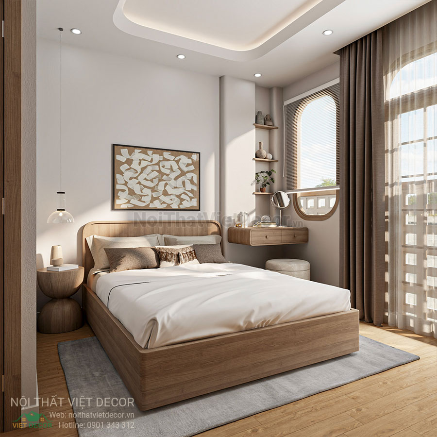 Nội Thất Việt Decor thiết kế thi công nội thất nhà phố phong cách Nhật Bản japandi kết hợp Bắc Âu scandinavian