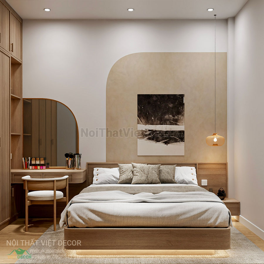 Nội Thất Việt Decor thiết kế thi công nội thất nhà phố phong cách Nhật Bản japandi kết hợp Bắc Âu scandinavian
