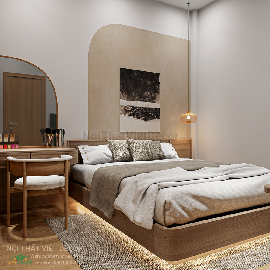 Nội Thất Việt Decor thiết kế thi công nội thất nhà phố phong cách Nhật Bản japandi kết hợp Bắc Âu scandinavian