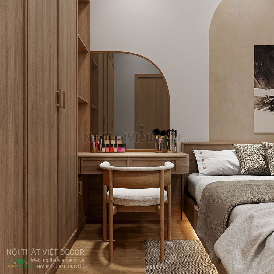 Nội Thất Việt Decor thiết kế thi công nội thất nhà phố phong cách Nhật Bản japandi kết hợp Bắc Âu scandinavian