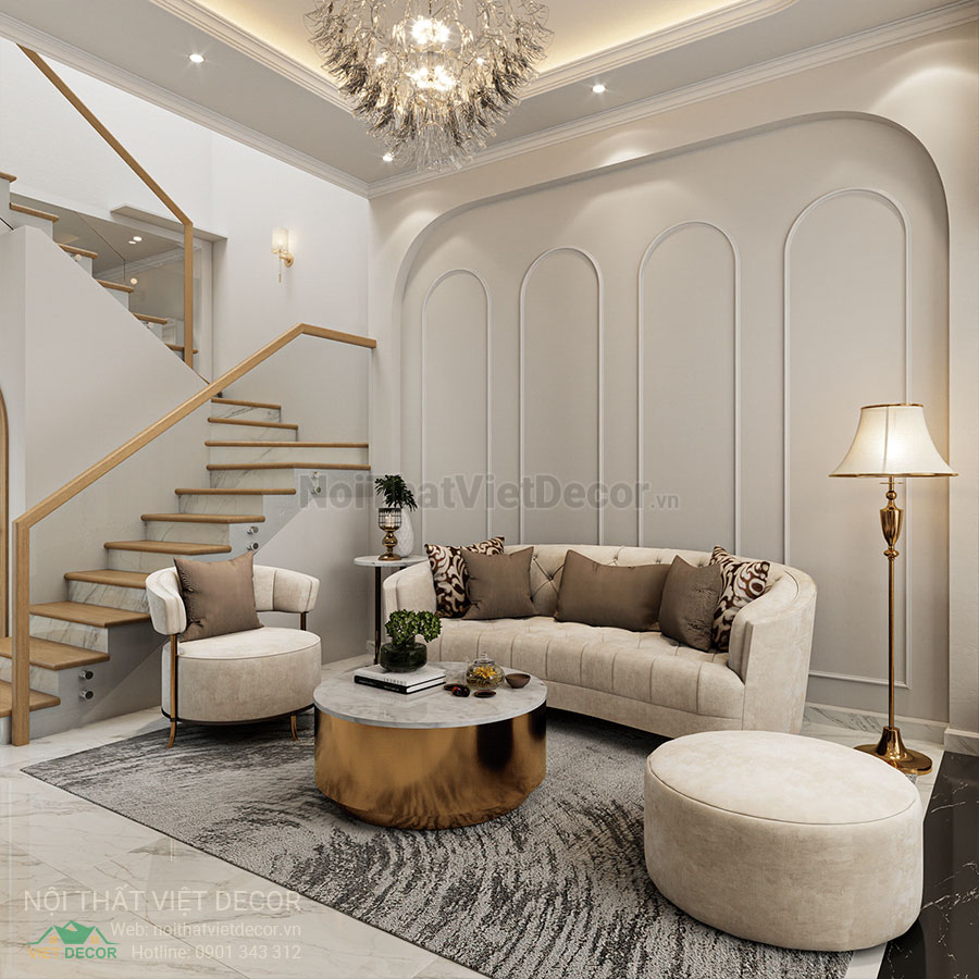 Nội Thất Việt Decor thiết kế thi công nội thất nhà phố phong cách tân cổ điển