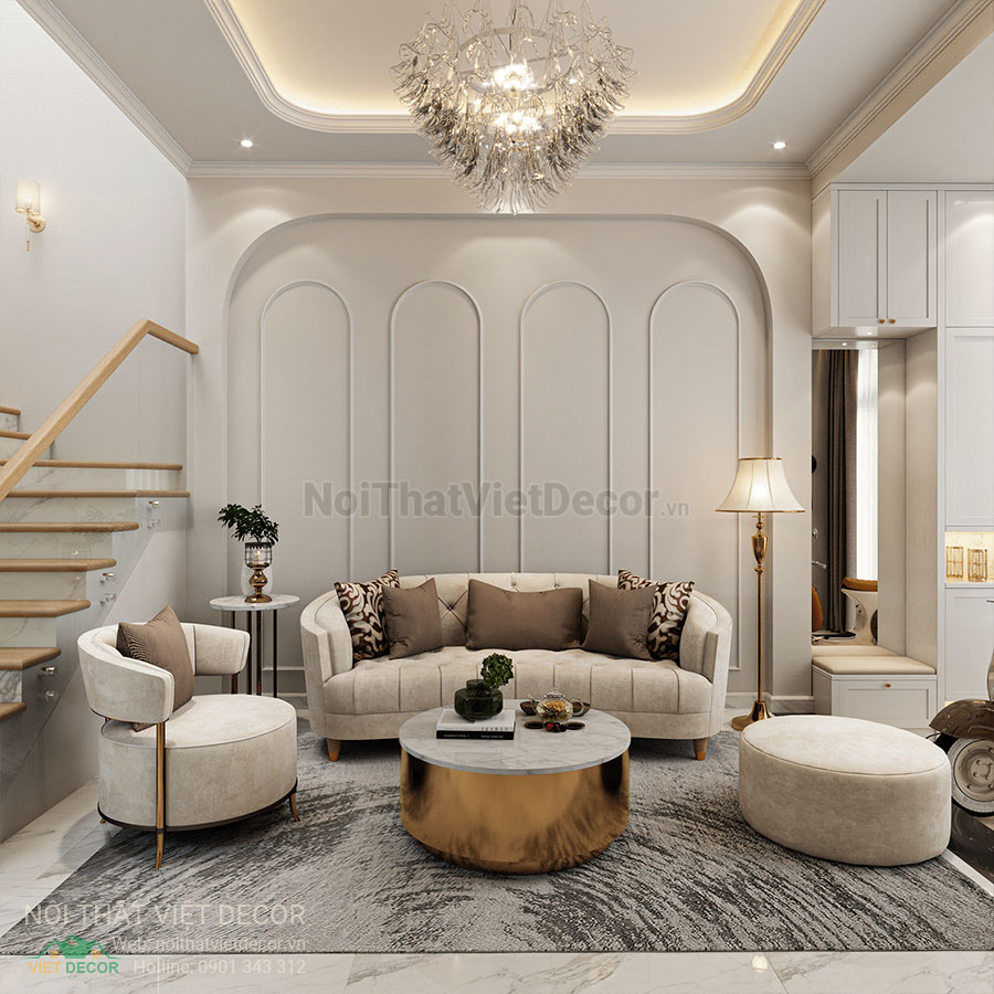 Nội Thất Việt Decor thiết kế thi công nội thất nhà phố phong cách tân cổ điển