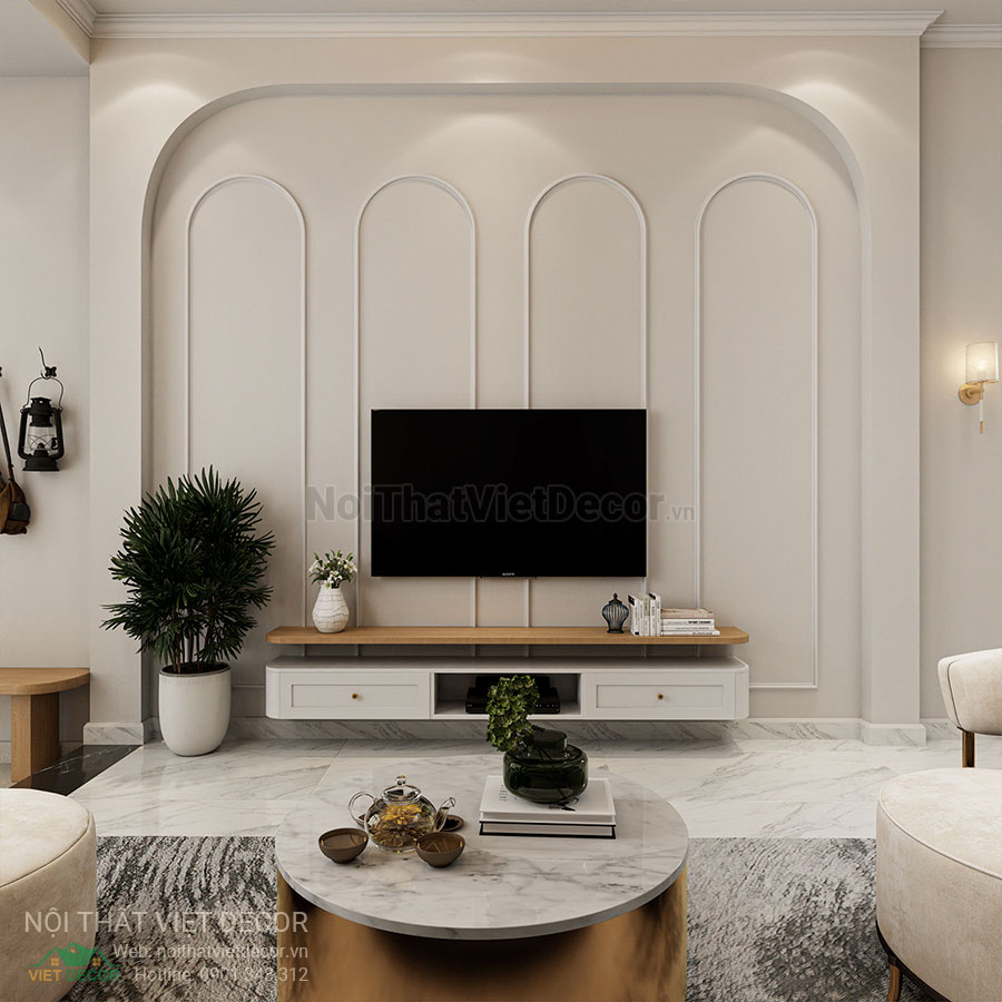 Nội Thất Việt Decor thiết kế thi công nội thất nhà phố phong cách tân cổ điển