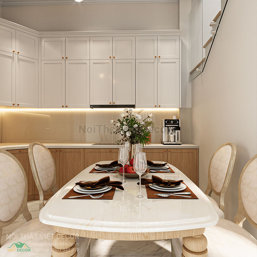 Nội Thất Việt Decor thiết kế thi công nội thất nhà phố phong cách tân cổ điển