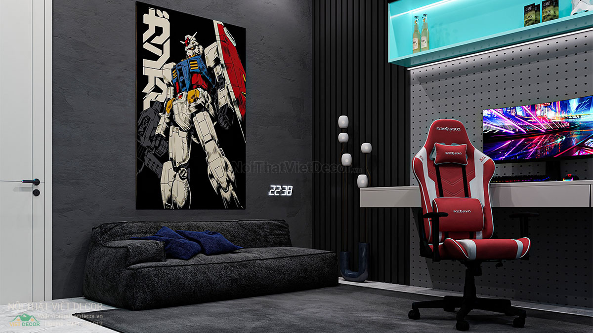 Nội Thất Việt Decor thiết kế thi công nội thất phòng phong cách gaming room