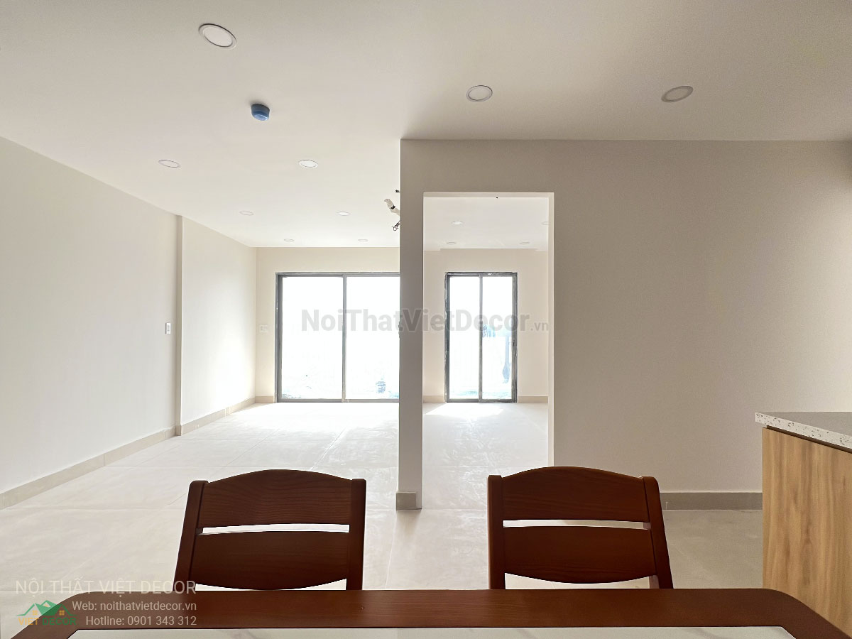 Nội Thất Việt Decor thiết kế thi công trang trí xây dựng hoàn thiện, tủ bếp căn hộ 2 phòng ngủ thuộc dự án chung cư Lavida Plus quận 7 tp HCM