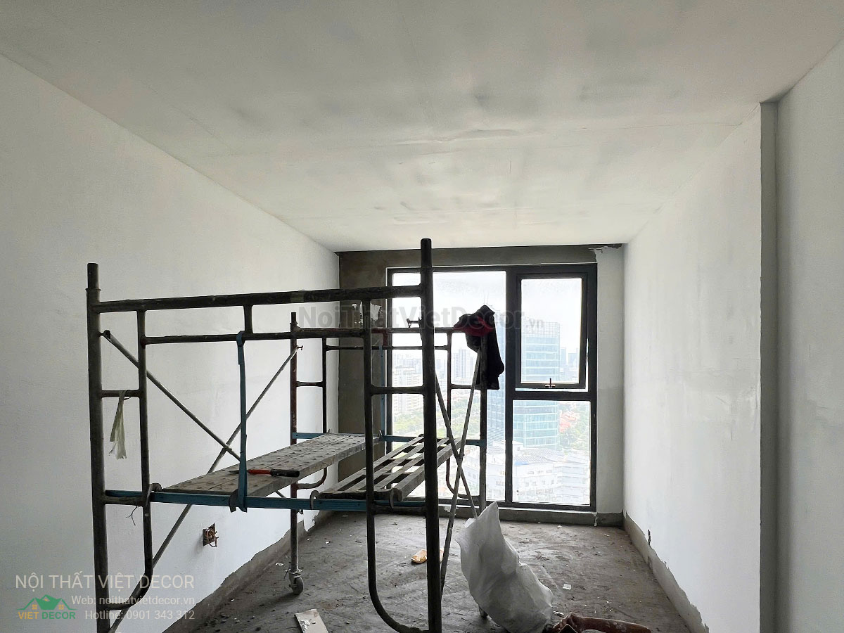Nội Thất Việt Decor thiết kế thi công trang trí xây dựng hoàn thiện, tủ bếp căn hộ 2 phòng ngủ thuộc dự án chung cư Lavida Plus quận 7 tp HCM