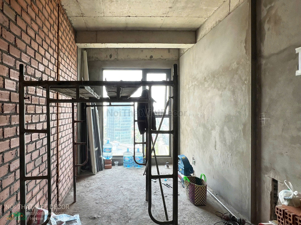 Nội Thất Việt Decor thiết kế thi công trang trí xây dựng hoàn thiện, tủ bếp căn hộ 2 phòng ngủ thuộc dự án chung cư Lavida Plus quận 7 tp HCM