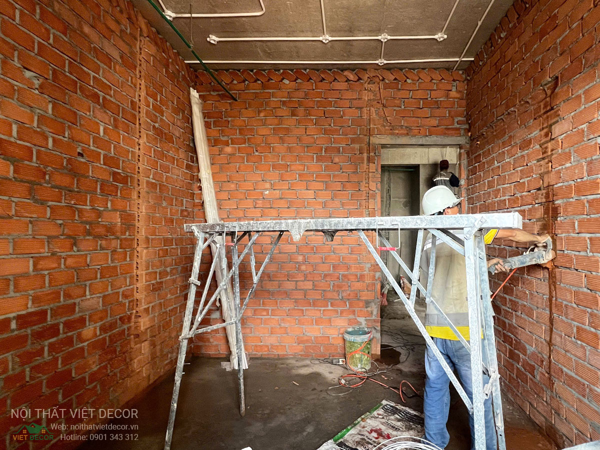 Nội Thất Việt Decor thiết kế thi công trang trí xây dựng hoàn thiện, tủ bếp căn hộ 2 phòng ngủ thuộc dự án chung cư Lavida Plus quận 7 tp HCM