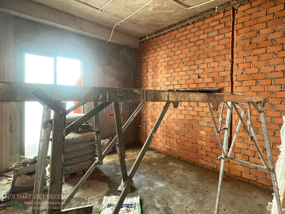 Nội Thất Việt Decor thiết kế thi công trang trí xây dựng hoàn thiện, tủ bếp căn hộ 2 phòng ngủ thuộc dự án chung cư Lavida Plus quận 7 tp HCM