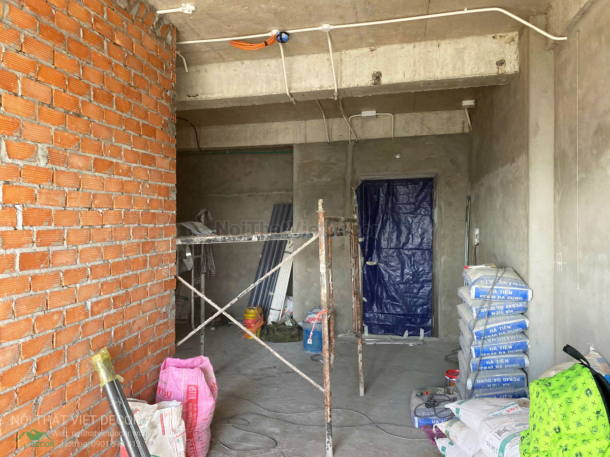 Nội Thất Việt Decor thiết kế thi công trang trí xây dựng hoàn thiện, tủ bếp căn hộ 2 phòng ngủ thuộc dự án chung cư Lavida Plus quận 7 tp HCM